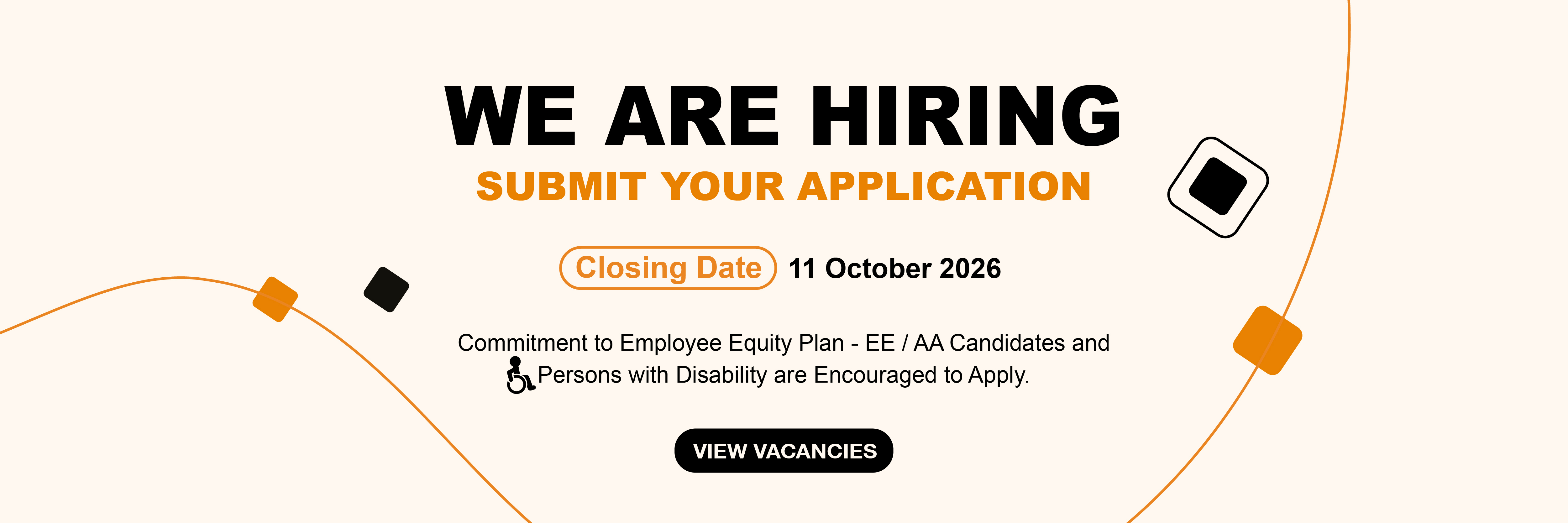 We are hiring